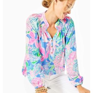 Lilly Pullitzer Elsa Silk Top